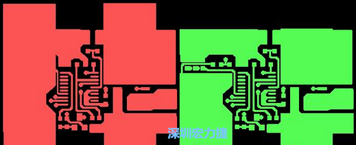 此操作可使文件中大部分的焊盤輸出后仍為焊盤，不會成為線性焊盤，并且不會產生像下圖一樣的短路情況