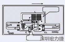 圖2：升壓電路的PCB設(shè)計示例。