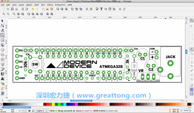既然你有一個以電路板為背景的清晰影像了，使用向量工具將要絲印的圖像畫在上面吧，下面有一個例子。