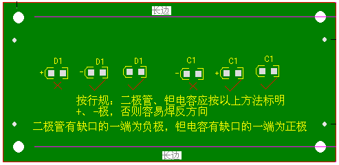 關(guān)于二極管、鉭電容的極性標(biāo)注